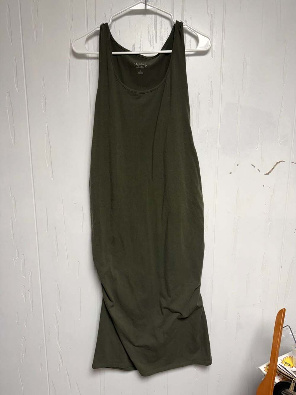 Isabel Maternity Ruched Tank Dress Size XL